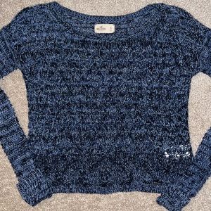 Hollister navy blue knit sweater size small